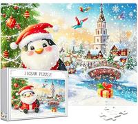 Jigsaw Puzzles for Adults 2000 Pieces, Jigsaws 2000 Pieces for Adults, Wooden Puzzle Challenging Game with Gift Box for Home Decor Bedroom Decor, Gifts for Women Man, Theme: Penguin, Animal, Model156