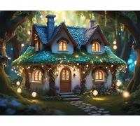 Jigsaw Puzzles for Adults 2000 Pieces,Jungle Cabin Night puzzles for adults,Classic Educational Games DIY Handwork Puzzle for Home Decor Gift