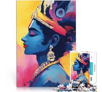 Jigsaw Puzzles for Adults 2000 Pieces Krishna Painting Lernspiele DIY Spielzeug Geburtstagsgeschenk, Geschenke70x100cm