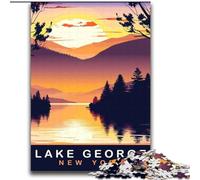 Jigsaw Puzzles for Adults 2000 Pieces Lake George NY, for 14+ Challenging Game As A Gift for The Whole Family And Friends 70x100cm