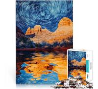 Jigsaw Puzzles for Adults 2000 Pieces Landscapes and symbols of beauty across the United Fan Nature Vintage Analyse und Logik für Heimdekoration70x100cm