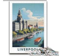 Jigsaw Puzzles for Adults 2000 Pieces Liverpool United Kingdom, Suitable for People Aged 14 And Above Challenging To Complete But Fun And Humorous Great Gift 70x100cm