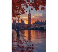 Jigsaw Puzzles for Adults 2000 Pieces,London City Rivers puzzles for adults,Classic Educational Games DIY Handwork Puzzle for Home Decor Gift