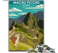 Jigsaw Puzzles for Adults 2000 Pieces Machu Picchu Peru Travel, Suitable for People Aged 14 And Above Challenging To Complete But Fun And Humorous Great Gift 70x100cm