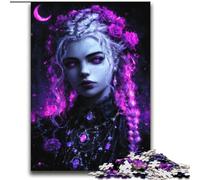 Jigsaw Puzzles for Adults 2000 Pieces Mysterious Elf Girl,Help The Brain Exercise Addictive Toys to Cultivate Patience Perfect Decoration 70X100cm