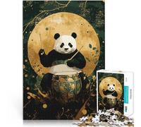 Jigsaw Puzzles for Adults 2000 Pieces Panda Drummer Lernspiele Heimdekoration Die Liebe zwischen Paaren stärken70x100cm