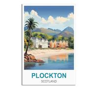Jigsaw Puzzles for Adults 2000 Pieces，Plockton Scotland Educational Game jigsaw puzzle Suitable for Decompression and Wall Decor 100x70cm