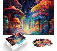 Jigsaw Puzzles for Adults 2000 Pieces Psychedelic Art Made of cardboard，Suitable for people aged 14 and above Challenge Toy A work of art。size：70x100cm/27.5x39.3inch