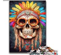 Jigsaw Puzzles for Adults 2000 Pieces Psychedelic Dreams Skull,Help The Brain Exercise Addictive Toys to Cultivate Patience Perfect Decoration 70X100cm