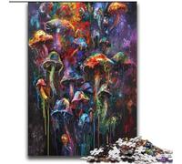Jigsaw Puzzles for Adults 2000 Pieces Psychedelic Mushrooms for Age 14 Years And over Decompressing Intellectual Educational Toy Great Gift 70x100cm