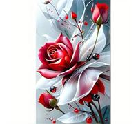 Jigsaw Puzzles for Adults 2000 pieces,Red Roses Flowers puzzles for adults,Classic Educational Games DIY Handwork Puzzle for Home Decor Gift