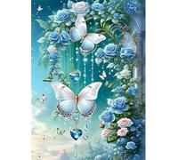 Jigsaw Puzzles for Adults 2000 Pieces,Roses Butterflies puzzles for adults,Classic Educational Games DIY Handwork Puzzle for Home Decor Gift