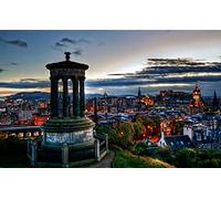 Jigsaw Puzzles For Adults 2000 Pieces Scottish Edinburgh In The Evening 70x100CM