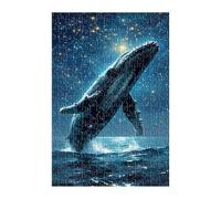 Jigsaw Puzzles for Adults 2000 Pieces Starry Night Whale, Challenge High Difficulty, Educational Games Impossible Puzzle, Puzzles for Adults 2000 Piece