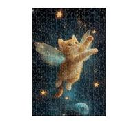 Jigsaw Puzzles for Adults 2000 Pieces Starry Sky Animal Cat, Challenge High Difficulty, Educational Games Impossible Puzzle, Puzzles for Adults 2000 Piece
