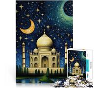 jigsaw puzzles for adults 2000 pieces Taj Mahal of India Made of cardboard for and from 14 years and over Play toys because it is ideal as a gift for the whole family。size：70x100cm/27.5x39.3inch
