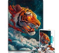 Jigsaw Puzzles for Adults 2000 Pieces Tiger Cloud,Educational Games Home Decoration Is Ideal As A Gift for The Whole Family 70x100cm