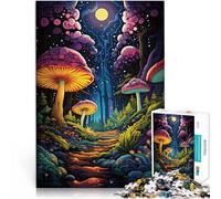 Jigsaw Puzzles for Adults 2000 Pieces Trippy Forest Pädagogisches Familienspiel Geburtstagsgeschenk, Geschenke70x100cm