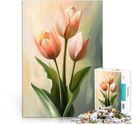 Jigsaw Puzzles for Adults 2000 Pieces Tulips Spielspielzeug als Familiengeschenk Heimdekoration Spielzeug70x100cm