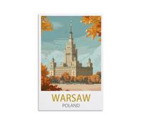 Jigsaw Puzzles for Adults 2000 Pieces，Warsaw Poland Educational Game jigsaw puzzle Suitable for Decompression and Wall Decor 100x70cm