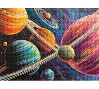 Jigsaw Puzzles for Adults 2000 Planet color, Challenging Difficult Puzzle Wooden, 2000 Piece Jigsaw Puzzles for Adults Educational Game Decompression, Large Size Wall Art 39.2 x 27.8 inches w0-898