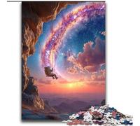 Jigsaw Puzzles for Adults 2000 Psychedelic Astronaut Challenging Game Toys Deal As Gifts for The Whole Family for Ages 14+ 70x100cm