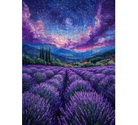 Jigsaw Puzzles for Adults 2000, Purple Garden 2000 Piece Jigsaw Puzzles for Adults, Challenging Puzzle Games, Classic Jigsaws, Impossible de Assemble Handmade, Fun Family Activities BXHZW0-1081