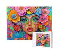 Jigsaw Puzzles for Adults 2000, Puzzle for Adults, Challenging Puzzle Educational Games, Puzzles Game for The Whole for Women, Gifts for Men, Home Decoration, Theme:（Flower Girl) z-365