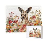 Jigsaw Puzzles for Adults 2000, Puzzle for Adults, Challenging Puzzle Educational Games, Puzzles Game for The Whole for Women, Gifts for Men, Home Decoration, Theme:（Flower Kangaroo) z-349