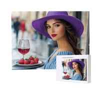 Jigsaw Puzzles for Adults 2000, Puzzle for Adults, Challenging Puzzle Educational Games, Puzzles Game for The Whole for Women, Gifts for Men, Home Decoration, Theme:（Red Wine Woman) z-289