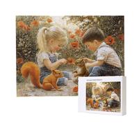 Jigsaw Puzzles for Adults 2000, Puzzle for Adults, Challenging Puzzle Educational Games, Puzzles Game for The Whole for Women, Gifts for Men, Home Decoration, Theme:（Squirrel Child) z-811