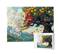 Jigsaw Puzzles for Adults 2000, Puzzle for Adults, Challenging Puzzle Educational Games, Puzzles Game for The Whole for Women, Gifts for Men, Home Decoration, Theme:（Four Seasons Tree) z-809