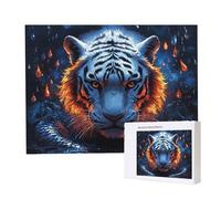 Jigsaw Puzzles for Adults 2000, Puzzle for Adults, Challenging Puzzle Educational Games, Puzzles Game for The Whole for Women, Gifts for Men, Home Decoration, Theme:（White Tiger) z-31