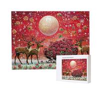 Jigsaw Puzzles for Adults 2000, Puzzle for Adults, Challenging Puzzle Educational Games, Puzzles Game for The Whole for Women, Gifts for Men, Home Decoration, Theme:（Christmas Roses) z-773