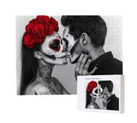 Jigsaw Puzzles for Adults 2000, Puzzle for Adults, Challenging Puzzle Educational Games, Puzzles Game for The Whole for Women, Gifts for Men, Home Decoration, Theme:（Skeleton Couple) z-495