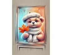 Jigsaw Puzzles for Adults 2000, Puzzles for Adults Animal Bear Leaf, Challenging Difficult Logic Puzzle, Puzzle 2000 Pieces for Adult 39.4 x 27.6 inch