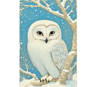 Jigsaw Puzzles for Adults 2000, Puzzles for Adults Animal Owl Snow, Challenging Difficult Logic Puzzle, Puzzle 2000 Pieces for Adult 39.4 x 27.6 inch