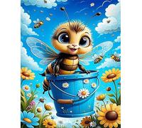 Jigsaw Puzzles for Adults 2000, Puzzles for Adults Bee Sunflower, Challenging Difficult Logic Puzzle, Puzzle 2000 Pieces for Adult 39.4 x 27.6 inch