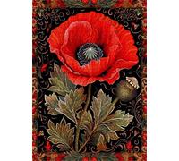 Jigsaw Puzzles for Adults 2000, Red Poppies, Impossible Puzzle for Adults Educational Games, Challenging Puzzles, Puzzle Game for Men Women Elders Seniors