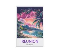 Jigsaw Puzzles for Adults 2000 Reunion France Jigsaw Puzzles for Challenging Family Activity Games DIY Puzzle for Home Decor 70x100cm