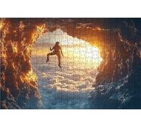 Jigsaw Puzzles for Adults 2000 Rock Climbing 2000 Piece Jigsaw Puzzles for Adults, Challenging Puzzle Educational Game for The Whole for Women Gifts for Men Room Decor Landscape 40x28 in RXPT-636