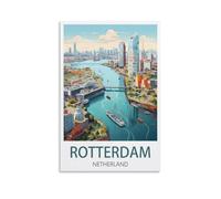 Jigsaw Puzzles for Adults 2000 Rotterdam Netherland，2000 Piece Jigsaw Puzzle For Adults - Challenging Puzzle Perfect for Game Nights 100x70cm