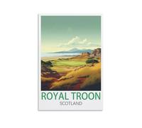 Jigsaw Puzzles for Adults 2000，Royal Troon Scotland 2000 Piece Puzzle Challenging Game for The Whole for Women,Gifts for Men 100x70cm