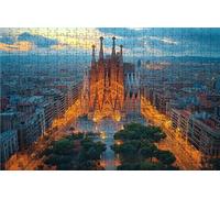 Jigsaw Puzzles for Adults 2000 Sagrada Familia 2000 Piece Jigsaw Puzzles for Adults, Challenging Puzzle Educational Game for The Whole for Women Festival Gifts Wall Art Architecture 40x28 in RXPT-5270