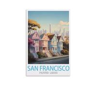 Jigsaw Puzzles for Adults 2000 San Francisco Painted Ladies 2000 Piece Impossible Puzzle for Adults Educational Games 70x100cm