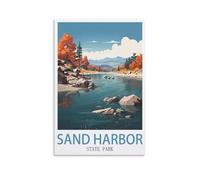 Jigsaw Puzzles for Adults 2000 Sand Harbor State Parks 2000 Piece Puzzle Challenging Game for The Whole for Women,Gifts for Men 70x100CM