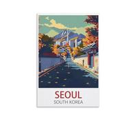 Jigsaw Puzzles for Adults 2000，Seoul South Korea 2000 Piece Puzzle Challenging Game for The Whole for Women,Gifts for Men 70x100cm
