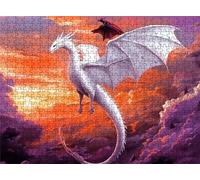 Jigsaw Puzzles for Adults 2000 Sky Dragon Puzzle High Definition Wooden Puzzle with Gifts Box Relaxing Home Activity & Wall Decor Large Educational Puzzles Challenging Games for Adults s7h-101