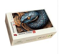 Jigsaw Puzzles for Adults 2000, Snake Jigsaw Puzzles, Gift for Women -14668 | Wooden, HD Printing, Perfect Fit, Colourful Box, Letter on the Back, With Full Accessories, Size: 100x71cm, Animal Pattern