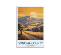 Jigsaw Puzzles for Adults 2000 Sonoma County California 2000 Piece Puzzle Challenging Game for The Whole for Women,Gifts for Men 70x100cm